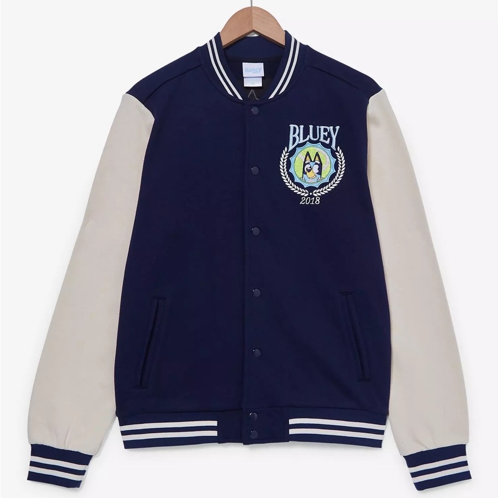 Unisex Bluey Tennis‎ Embroidered Bomber Jacket — BoxLunch Exclusive